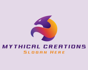 Dragon Creature Team logo design