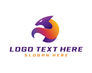 Abstract Animal Creature logo
