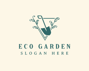 Botanical Shovel Planting logo