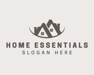 Subdivision Home Roof logo design