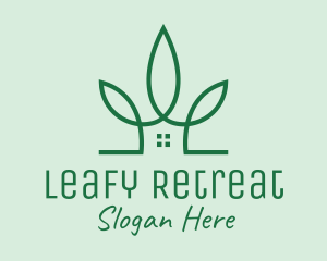 Garden Leaf House logo design