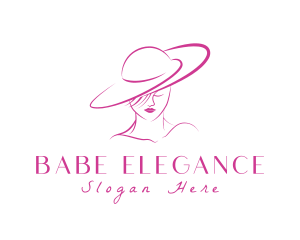 Elegant Fashion Lady logo design