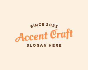 Craft Workshop Wordmark logo design