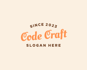 Craft Workshop Wordmark logo design