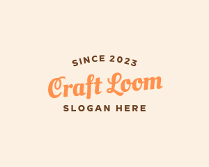 Craft Workshop Wordmark logo design