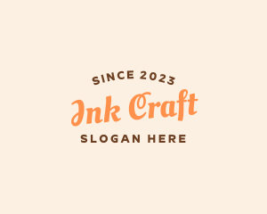 Craft Workshop Wordmark logo design