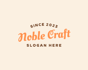 Craft Workshop Wordmark logo design