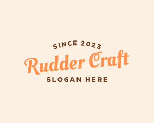 Craft Workshop Wordmark logo design