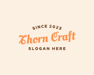 Craft Workshop Wordmark logo design