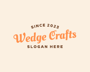 Craft Workshop Wordmark logo design