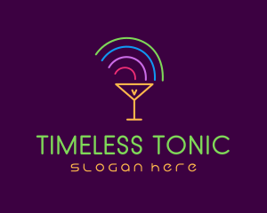Rainbow Cocktail Glass logo