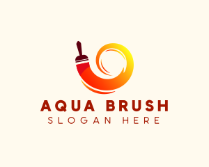 Paint Brush Refurbish logo design