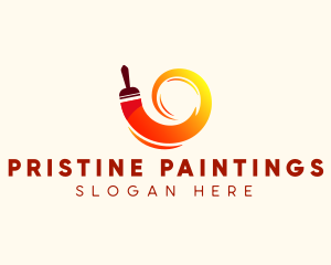 Paint Brush Refurbish logo design