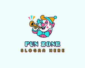 Party Fun Clown logo design