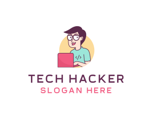 Technology Programming Coder logo design