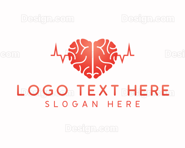 Heart Brain Pulse Logo