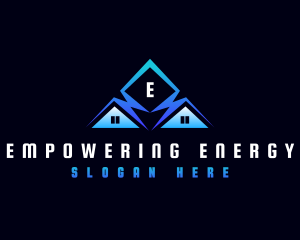 Lightning Roof Energy logo design