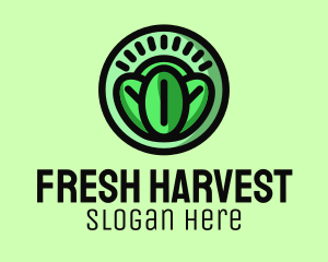 Organic Vegetable Garden logo design