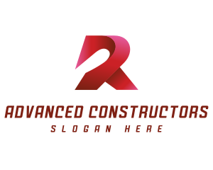 3D Modern Letter R Logo