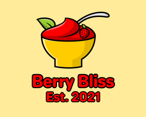 Strawberry Dessert Bowl logo