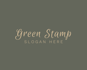 Elegant Script Cosmetics Logo