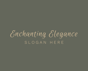 Elegant Script Cosmetics logo design