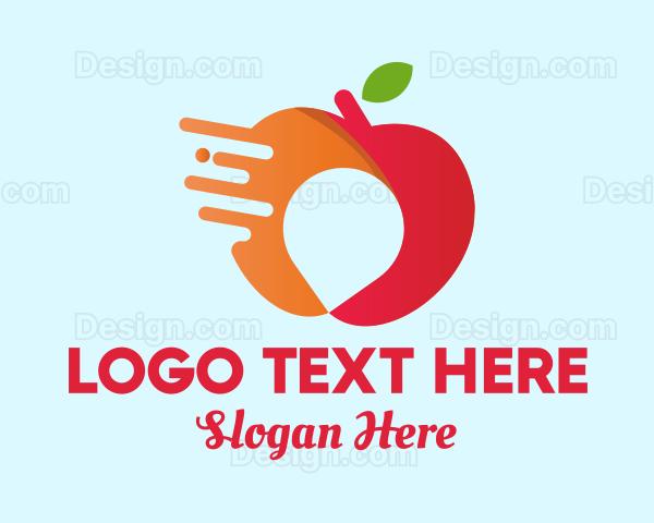 Fast Fruit Delivery Logo