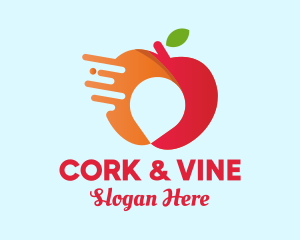 Fast Fruit Delivery logo design