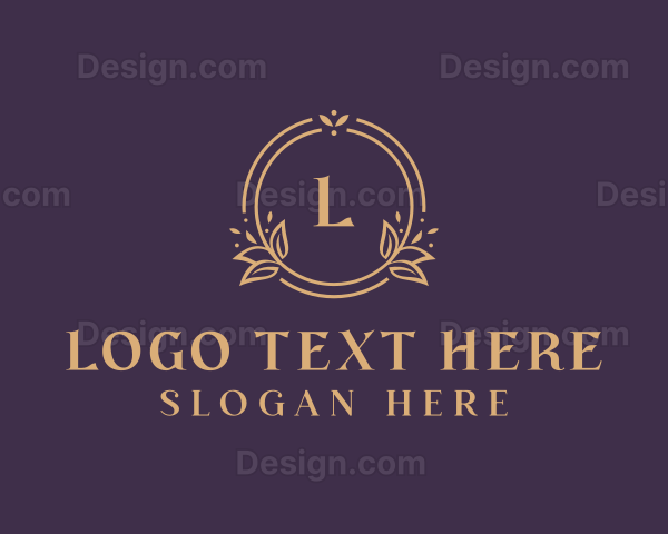 Wedding Event Floral Logo