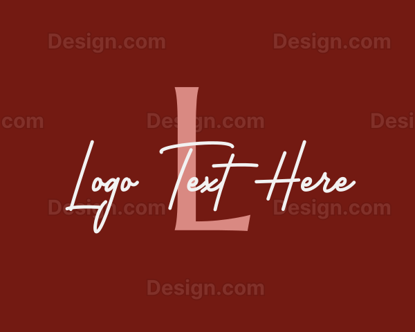 Luxury Fashion Boutique Logo