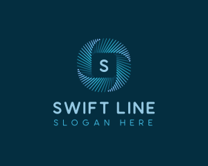 Digital Line Technology logo design