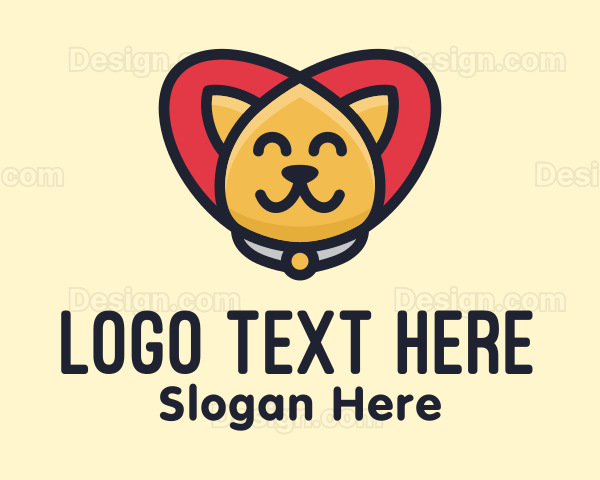 Pet Cat Care Logo