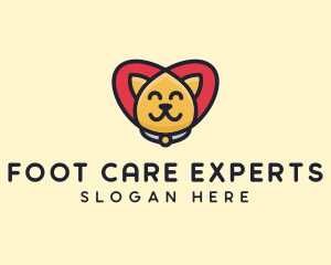 Pet Cat Care logo design