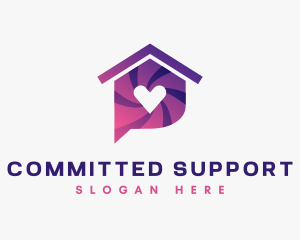 Home Care Chat logo design