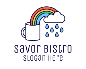 Rainbow Coffee Mug Logo