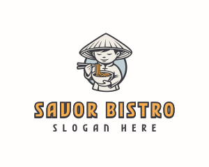 Ramen Dining Restaurant logo design