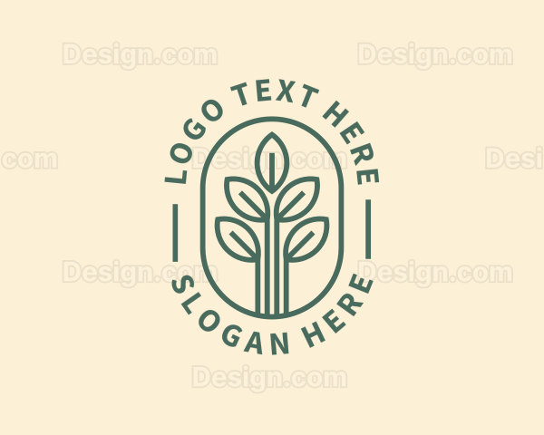 Gardening Plant Sprout Logo