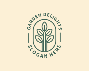 Gardening Plant Sprout logo design