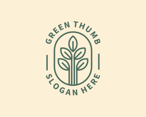 Gardening Plant Sprout logo