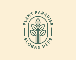 Gardening Plant Sprout logo design