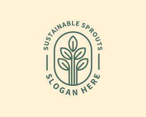 Gardening Plant Sprout logo