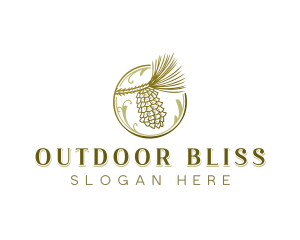 Loblolly Pine Cone logo design