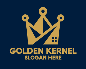 Golden Crown Building logo design