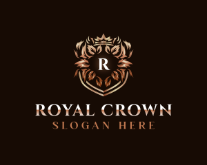 Royal Shield Crown logo design