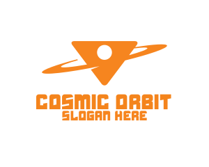 Triangular Orbit Planet logo