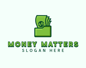 Wallet Money Cash logo design