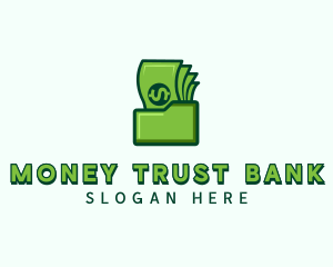 Wallet Money Cash logo design