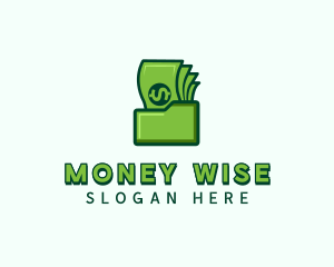 Wallet Money Cash logo design