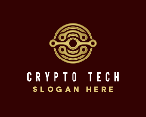 Elegant Crypto Technology logo design