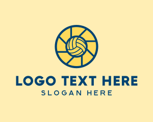 Volleyball Sports Photography Logo